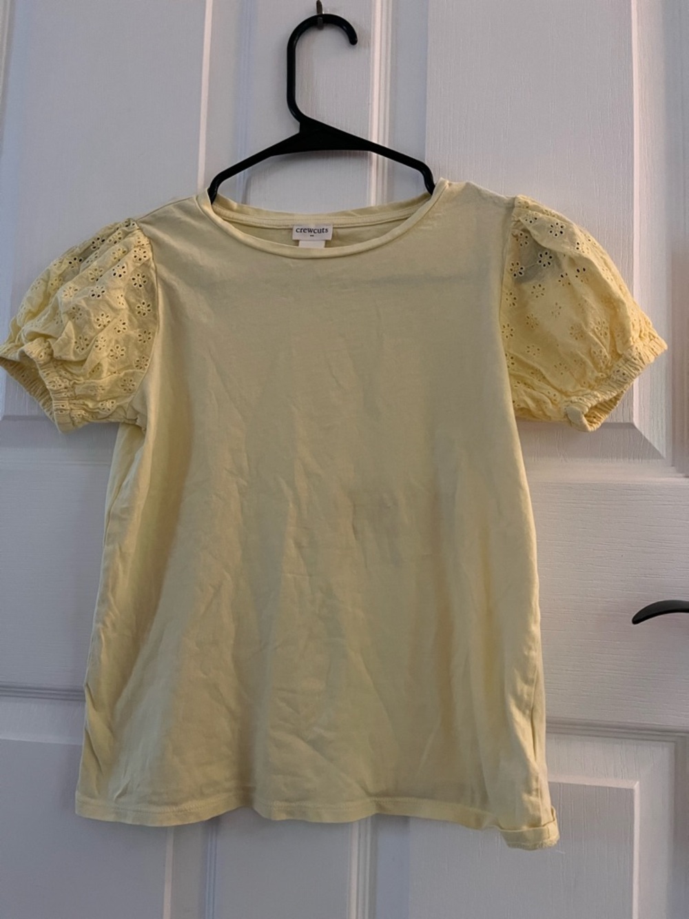 Crewcuts Pale Yellow Crewneck Tee